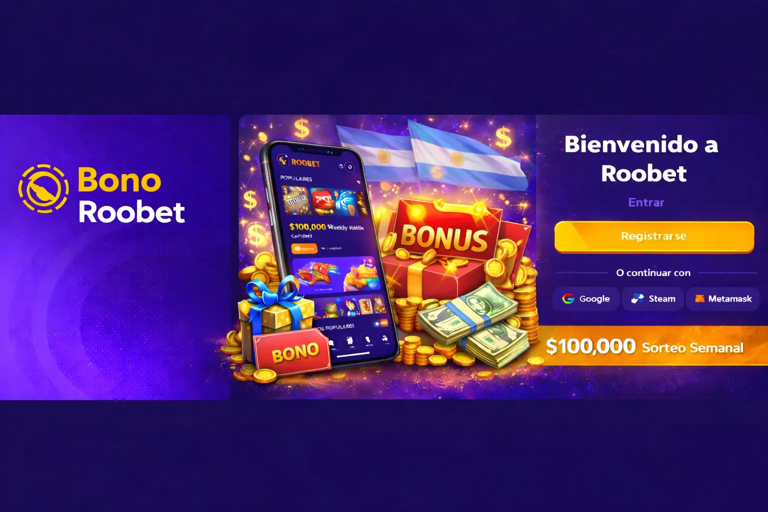 Roobet código promocional Argentina 2026: guía completa de bonos